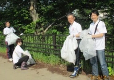 【佐保川の清掃作業のボランティアに参加いたしました。】